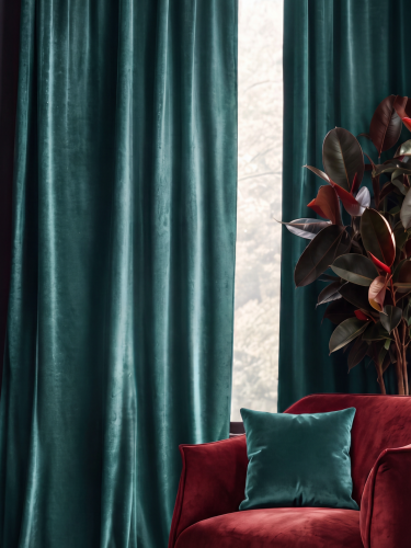 К-т штор ADRIA TEAL от DECOR MAGIC