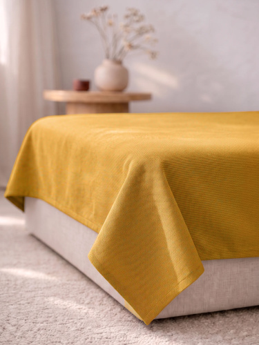 Покрывало UNO SAVANA YELLOW 135x210 от DECOR MAGIC
