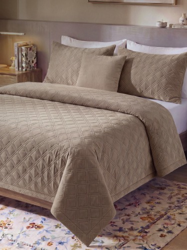 Покрывало NORMA FOX BEIGE 200*220 от DECOR MAGIC