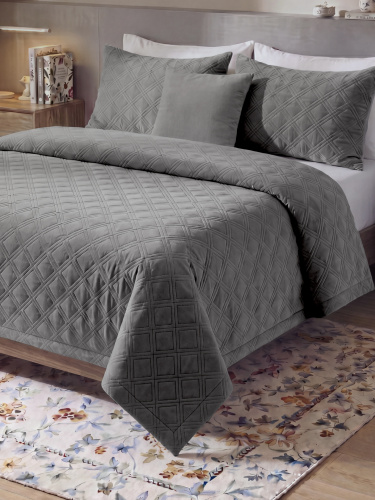 Покрывало NORMA FOX GREY 200*220 от DECOR MAGIC