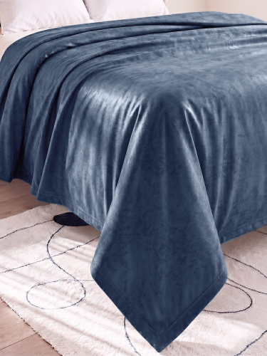 Покрывало UNO NEVADA NAVY 135x210 от DECOR MAGIC