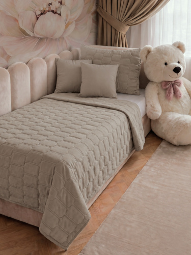 Покрывало MINI SUN BEIGE 120*200 от DECOR MAGIC
