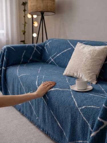Покрывало LUNGO TEMPO DENIM 180*340 от DECOR MAGIC