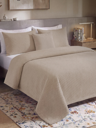 Покрывало BASE DIAMOND NATURAL 220*240 от DECOR MAGIC