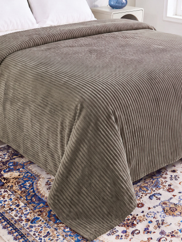 Покрывало UNO CILIUM BROWN 135x210 от DECOR MAGIC