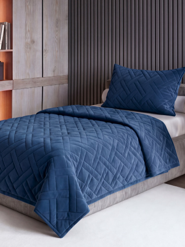 Покрывало LOGO CROSS DENIM 150*230 от DECOR MAGIC