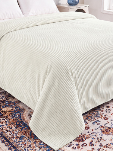 Покрывало UNO CILIUM IVORY 135x210 от DECOR MAGIC