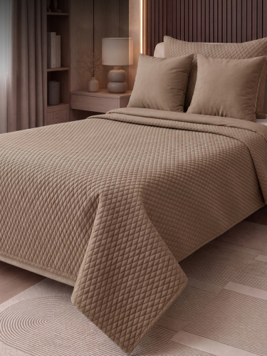 Покрывало LOGO DIAMOND TOFFEE 150*230 от DECOR MAGIC