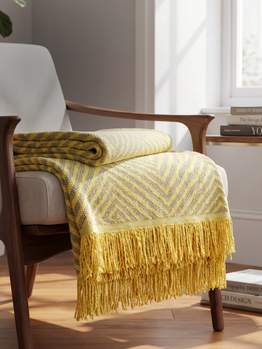 Плед MONTE YELLOW 150x200 от DECOR MAGIC