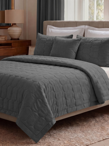 Покрывало NORMA SUN GREY 200*220 от DECOR MAGIC