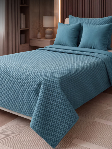 Покрывало LOGO DIAMOND BLUE 150*230 от DECOR MAGIC