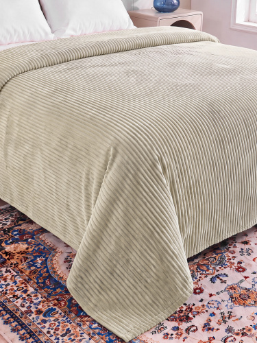 Покрывало UNO CILIUM CREAM 135х210 от DECOR MAGIC