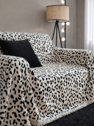 Покрывало DEMI CHEETAH  WHITE 180x230 от DECOR MAGIC