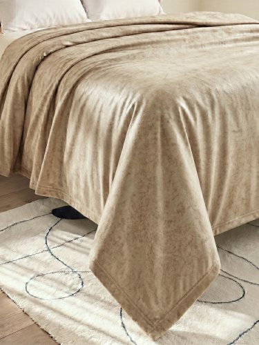 Покрывало UNO NEVADA CARAMEL 135x210 от DECOR MAGIC