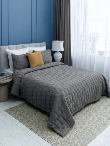 Покрывало GRANDE SUN GREY 240*260 от DECOR MAGIC