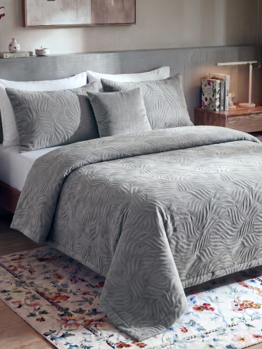Покрывало BASE FLOW GREY от DECOR MAGIC