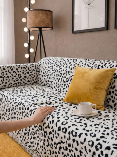 Покрывало LUNGO CHEETAH WHITE 180*340 от DECOR MAGIC