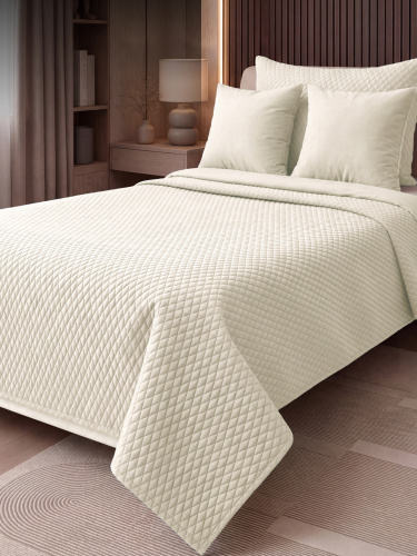 Покрывало LOGO DIAMOND MILK 150*230 от DECOR MAGIC