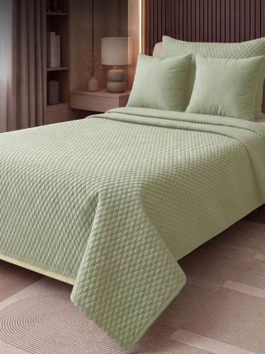 Покрывало LOGO DIAMOND CELADON 150*230 от DECOR MAGIC