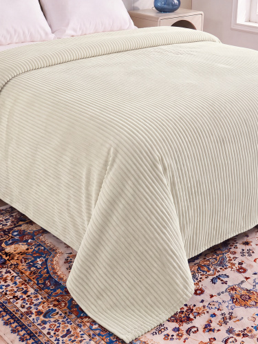 Покрывало UNO CILIUM BONE 135x210 от DECOR MAGIC