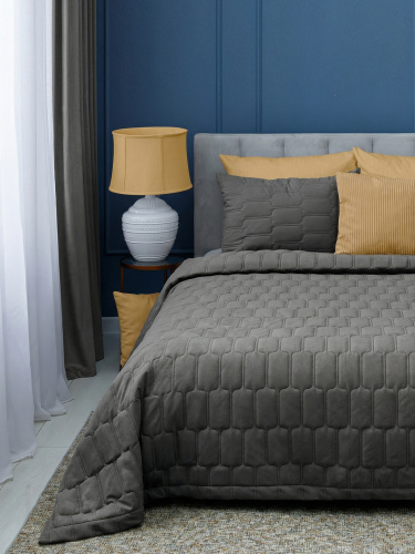 Покрывало NORMA SUN GREY 200*220 от DECOR MAGIC