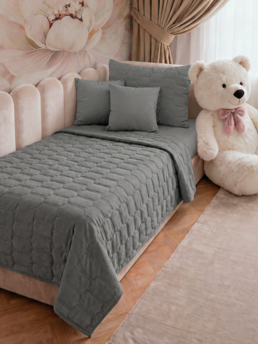 Покрывало MINI SUN GREY 120*200 от DECOR MAGIC